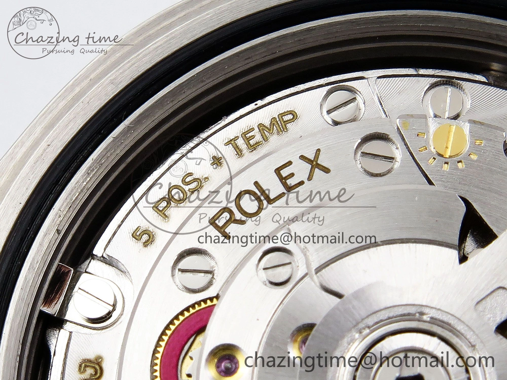DayDate 40 SS JDF 904L Steel White Textured Roman Dial on President Bracelet VR3255 V3 (Gain Weight) MoistureWicking 1438