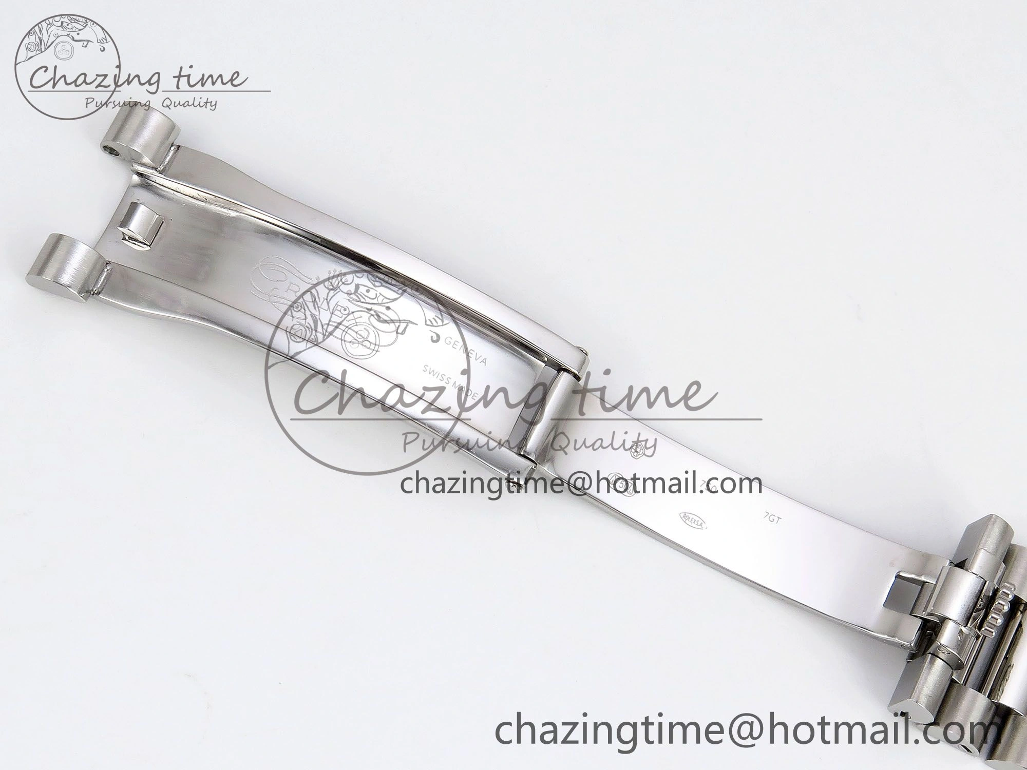 DayDate 40 SS JDF 904L Steel White Textured Roman Dial on President Bracelet VR3255 V3 (Gain Weight) MoistureWicking 1438