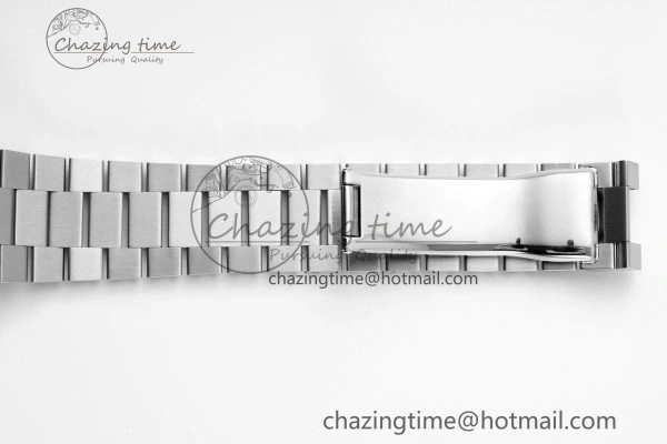 DayDate 40 SS JDF Gain Weight 904L Steel Blue Dial Roman Markers on President Bracelet A2836 V TopPick 1815