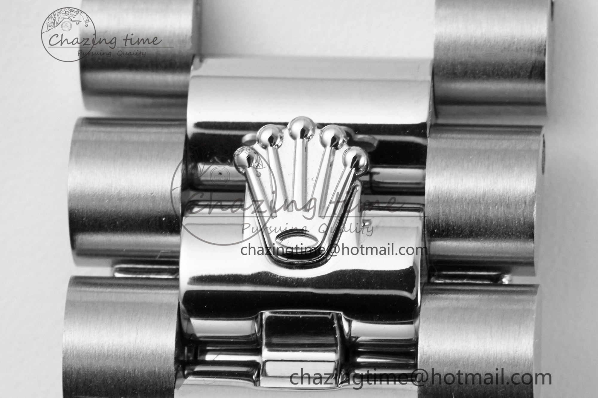 FlexibleFit DayDate 40 SS JDF Gain Weight 904L Steel Gray Dial Stick Markers on President Bracelet A2836 V 1820