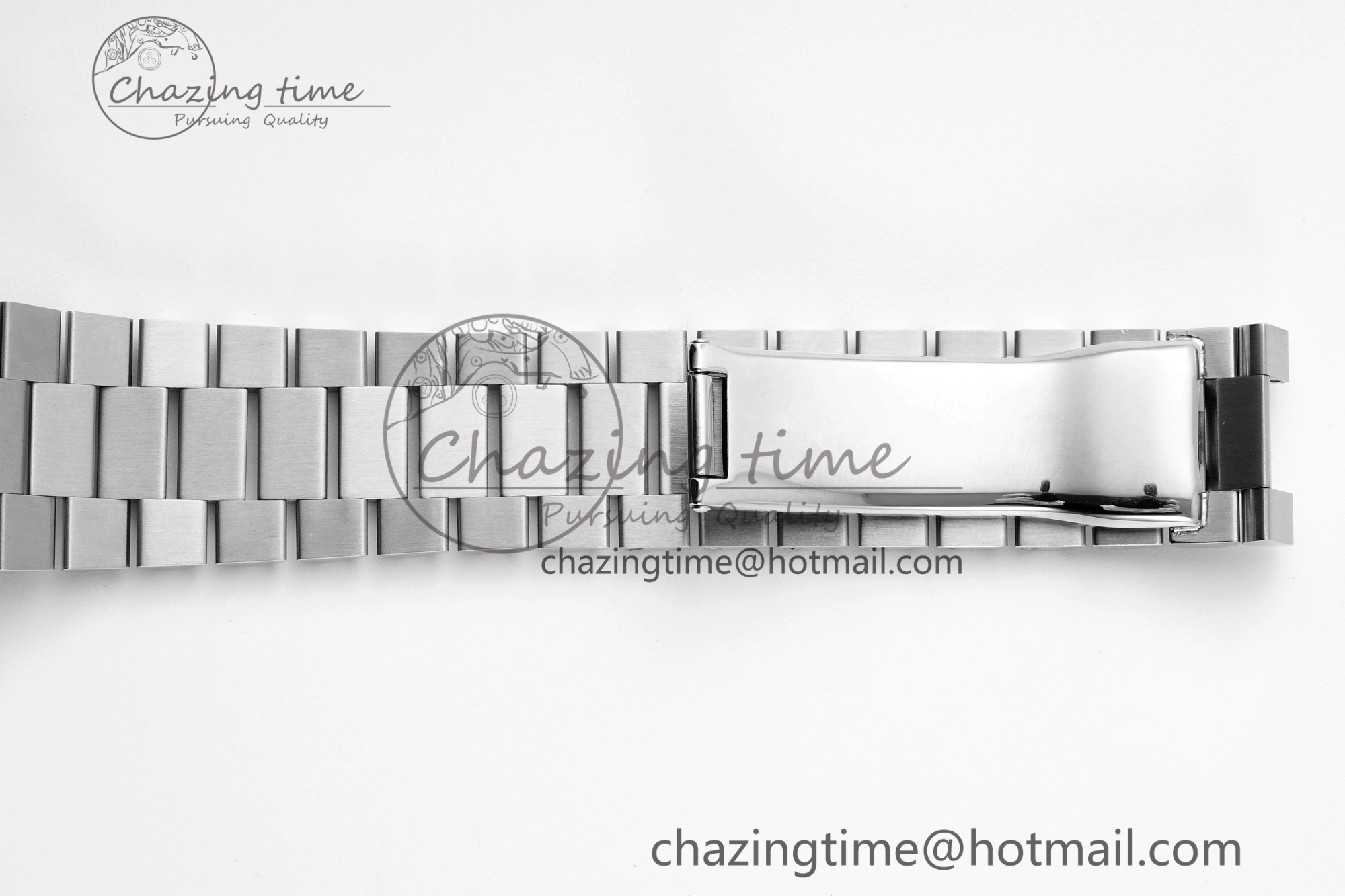 FlexibleFit DayDate 40 SS JDF Gain Weight 904L Steel Gray Dial Stick Markers on President Bracelet A2836 V 1820