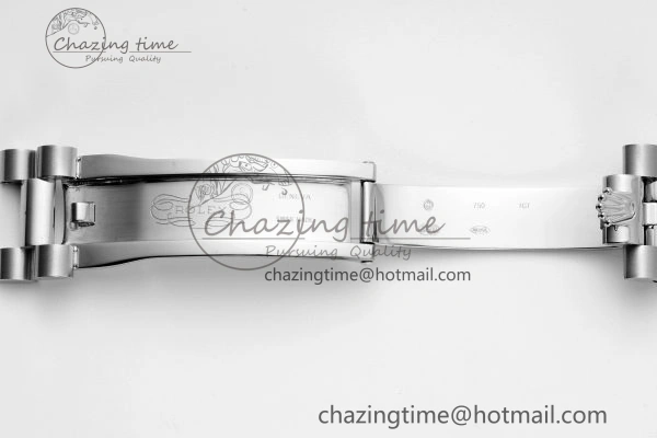 FlexibleFit DayDate 40 SS JDF Gain Weight 904L Steel Gray Dial Stick Markers on President Bracelet A2836 V 1820