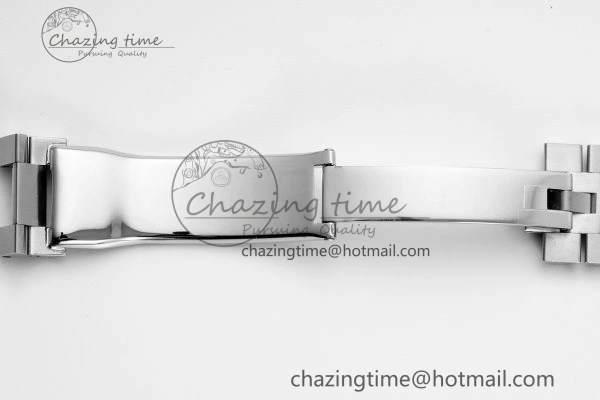 FlexibleFit DayDate 40 SS JDF Gain Weight 904L Steel Gray Dial Stick Markers on President Bracelet A2836 V 1820