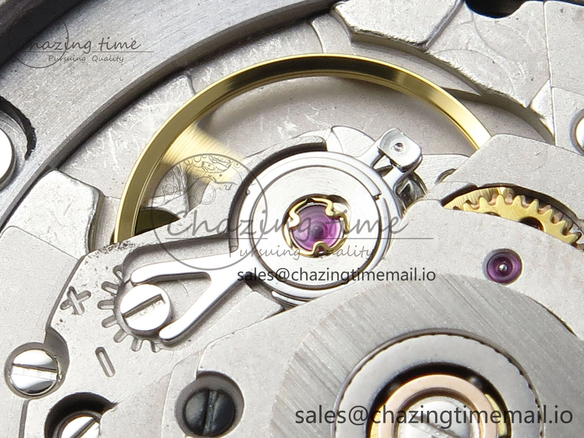 Neat DayDate 40 SS QF 1:1 Best Edition Blue Diamonds Dial Diamonds Bezel on President Bracelet A2836 V5 (Gain Weight) 485