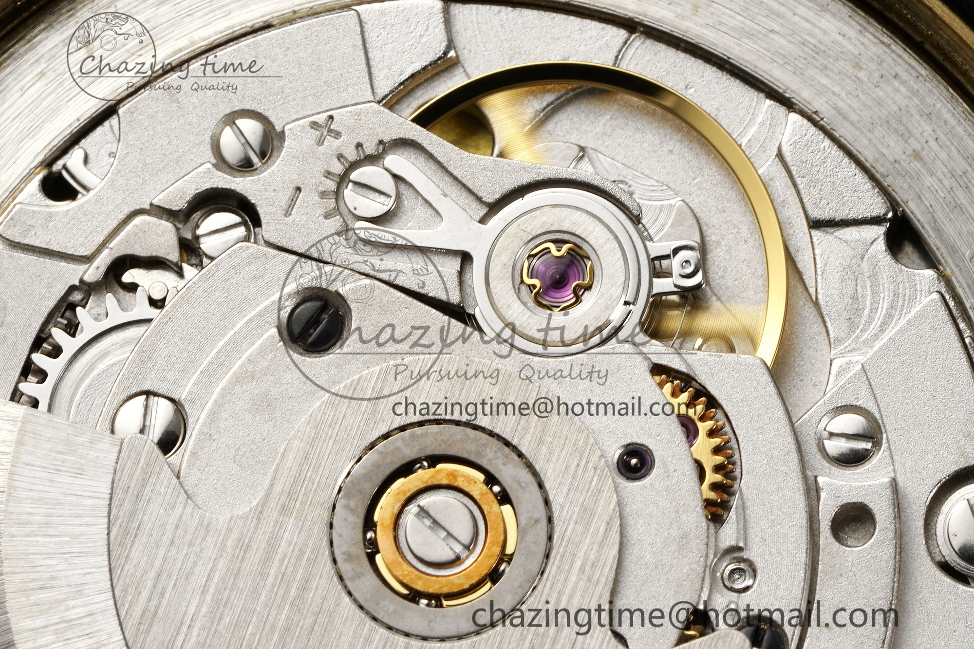HighQuality DayDate 40 YG JDF Gain Weight 904L Steel Green Dial Roman Markers on President Bracelet A2836 V 1822