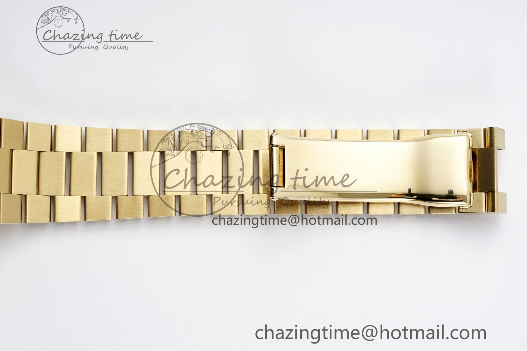 Youthful DayDate 40 YG JDF Gain Weight 904L Steel YG Dial Roman Markers on President Bracelet A2836 V 1821