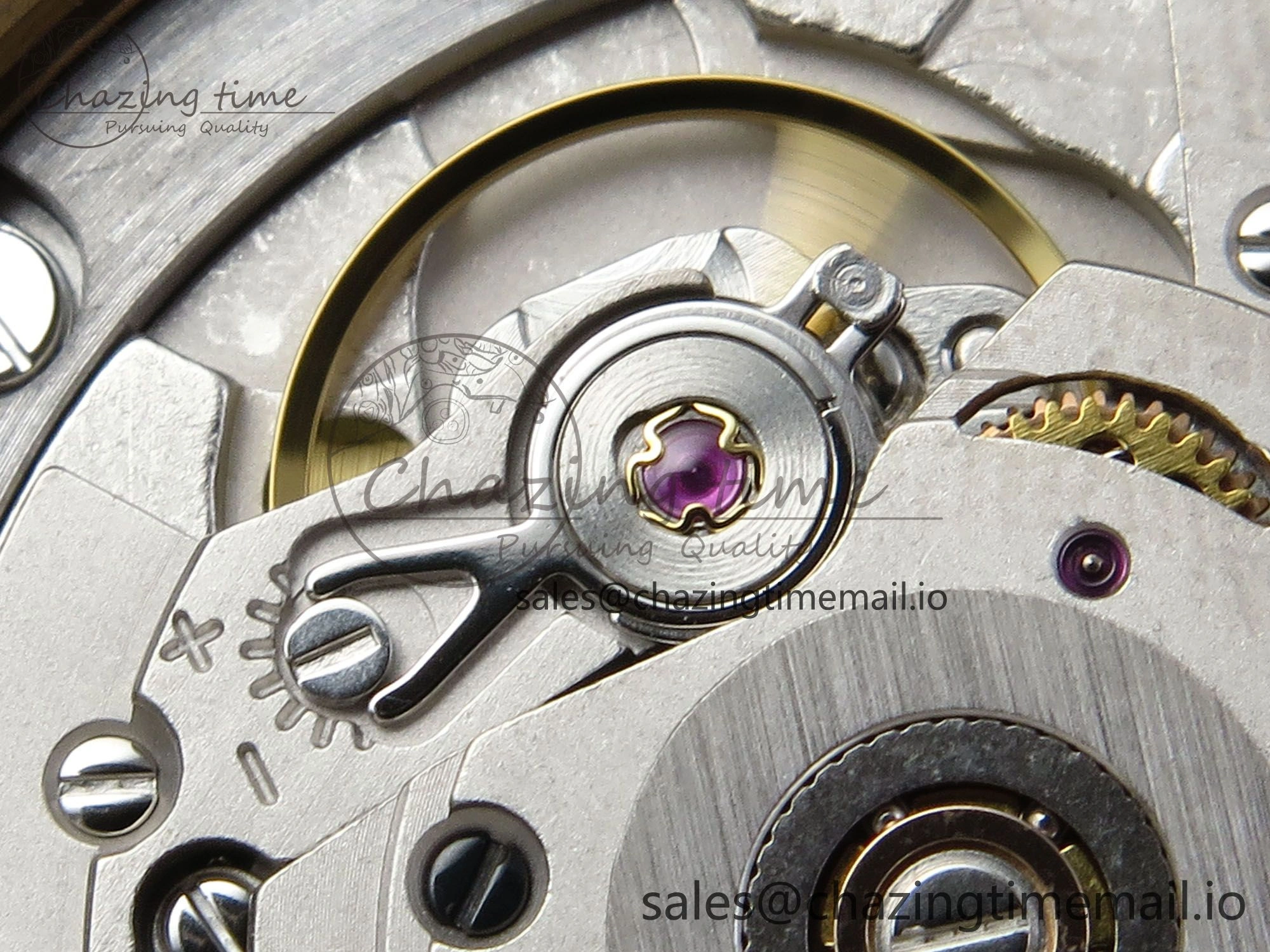 DailyWear DayDate 40 YG QF 1:1 Best Edition Pink Diamonds Dial Diamonds Bezel on President Bracelet A2836 V5 (Gain Weight) 488