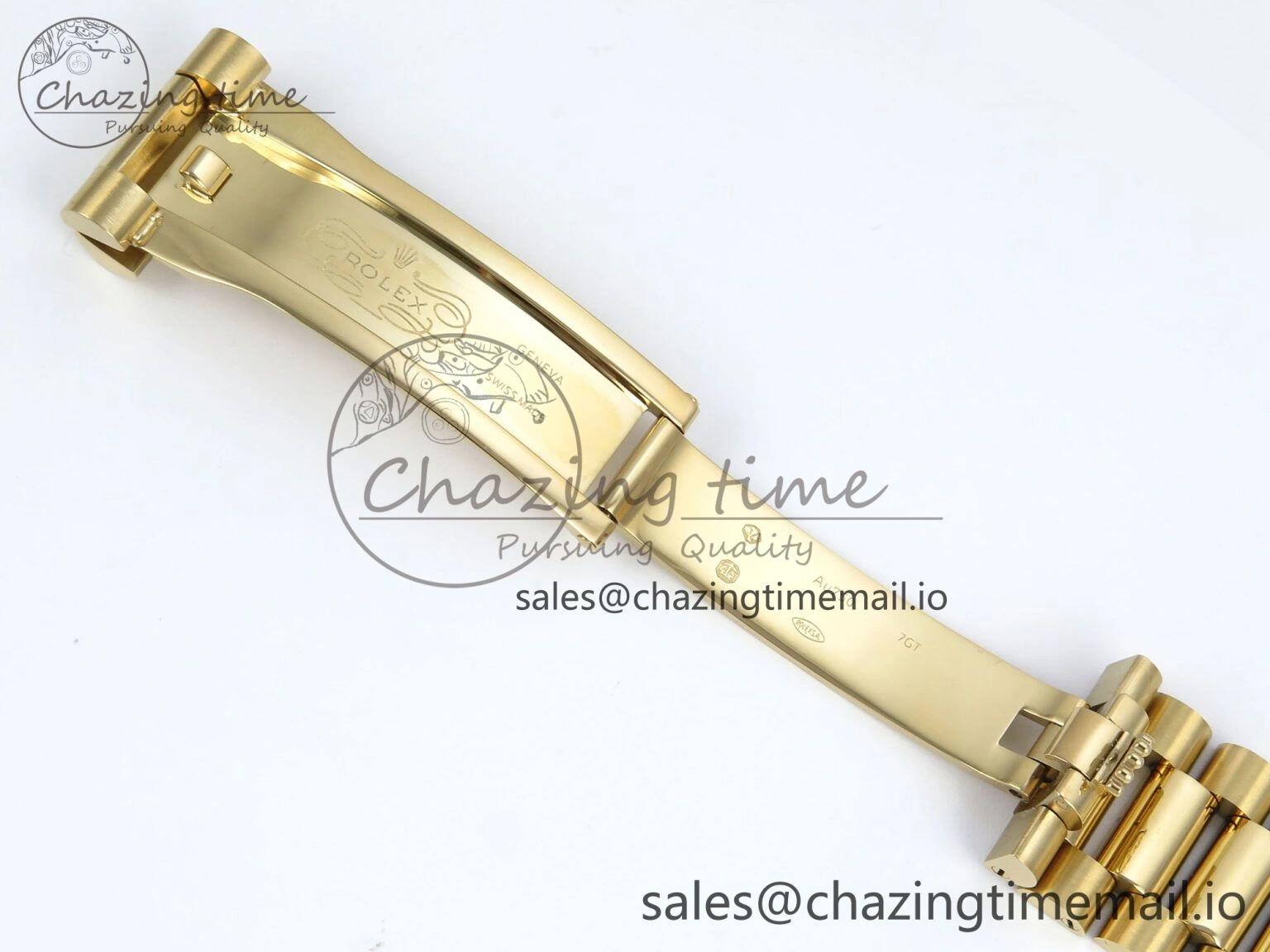 DailyWear DayDate 40 YG QF 1:1 Best Edition Pink Diamonds Dial Diamonds Bezel on President Bracelet A2836 V5 (Gain Weight) 488