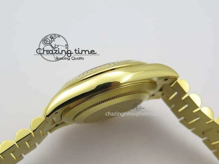 DayDate 40mm BP-Maker 228238 YG Wrapped Gold Roman Dial (Fluted Bezel) On YG Bracelet ETA StreetReady 3848