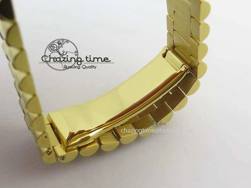 DayDate 40mm BP-Maker 228238 YG Wrapped Gold Roman Dial (Fluted Bezel) On YG Bracelet ETA StreetReady 3848