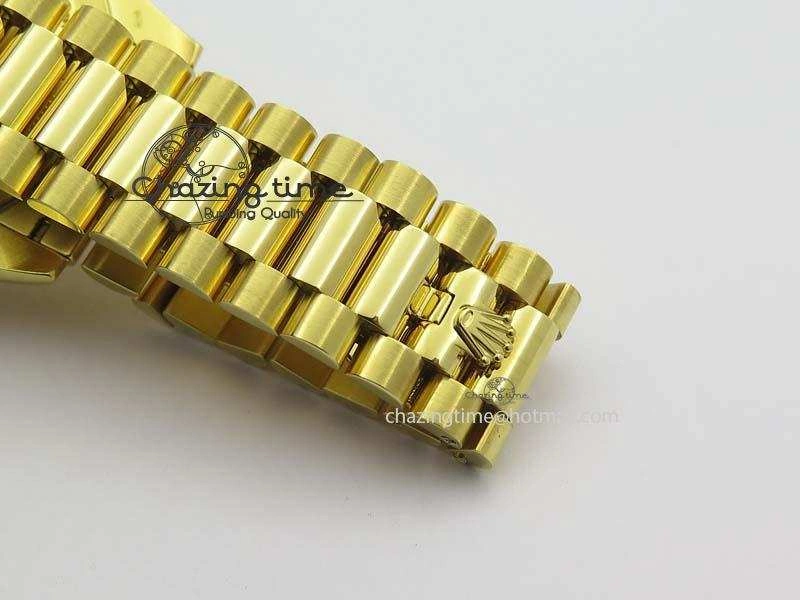 DayDate 40mm BP-Maker 228238 YG Wrapped Gold Roman Dial (Fluted Bezel) On YG Bracelet ETA StreetReady 3848