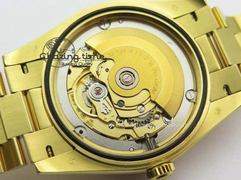 DayDate 40mm BP-Maker 228238 YG Wrapped Gold Roman Dial (Fluted Bezel) On YG Bracelet ETA StreetReady 3848