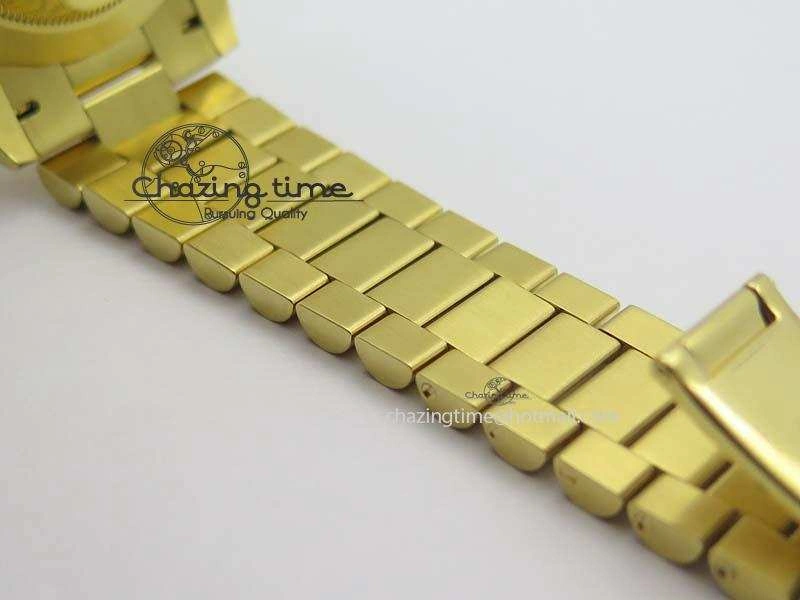 DayDate 40mm BP-Maker 228238 YG Wrapped Gold Roman Dial (Fluted Bezel) On YG Bracelet ETA StreetReady 3848