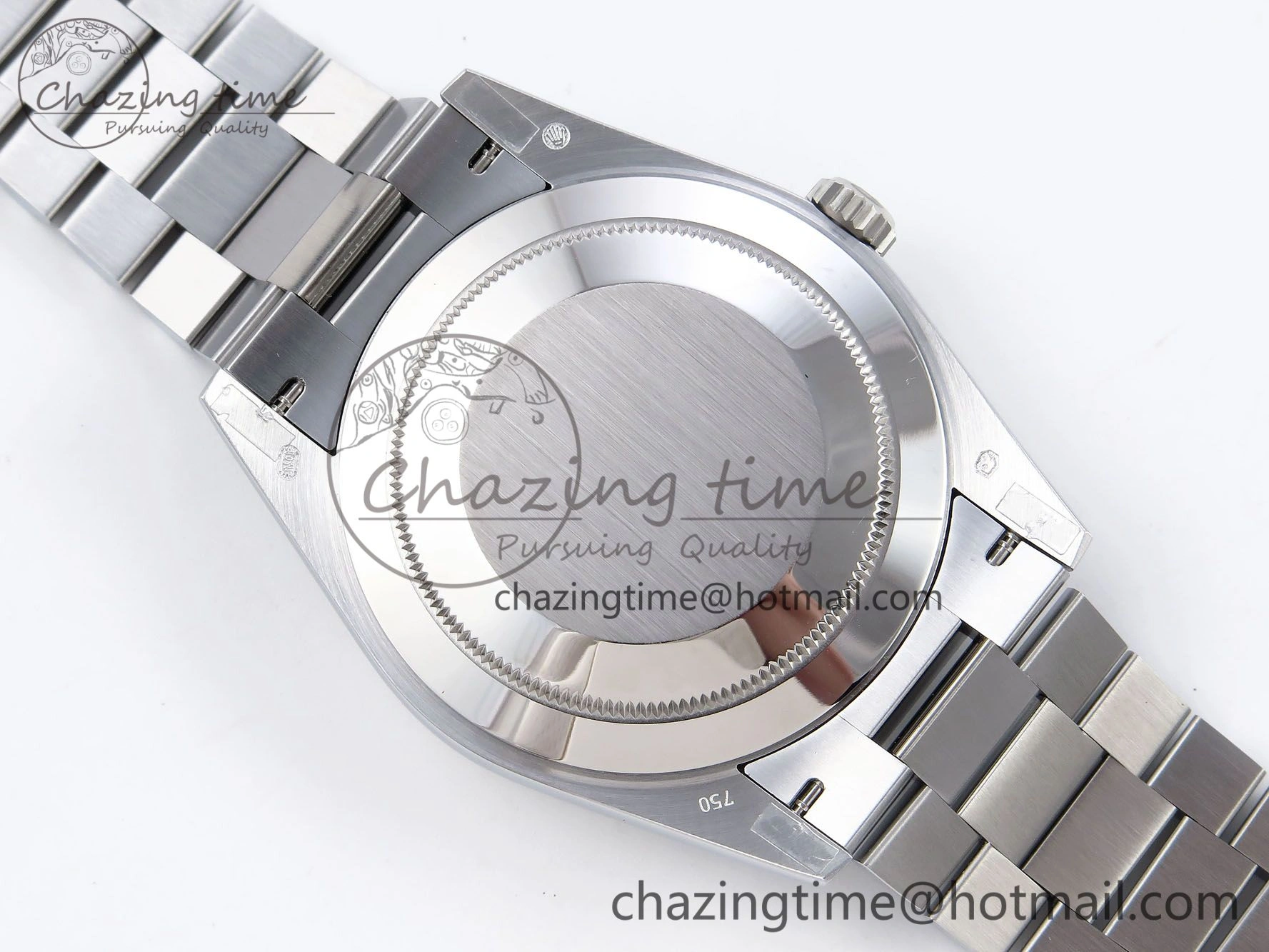 DayDate 40mm SS QF 1:1 Best Edition Blue Roman Dial on President Bracelet A2824 (Gain Weight) Unique 1328