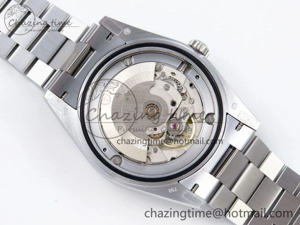 DayDate 40mm SS QF 1:1 Best Edition Blue Roman Dial on President Bracelet A2824 (Gain Weight) Unique 1328