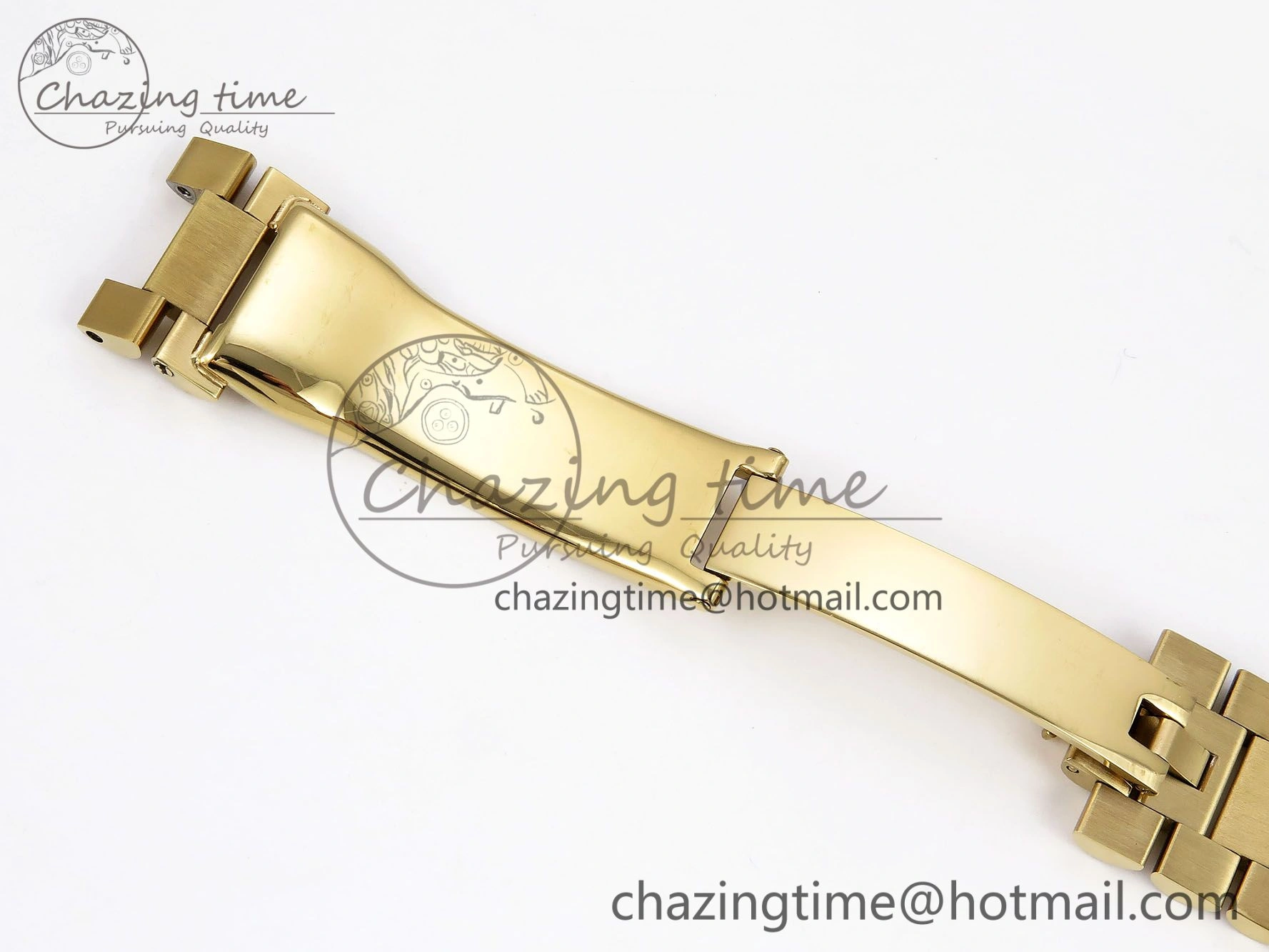 DayDate 40mm YG QF 1:1 Best Edition Green Roman Dial on President Bracelet A2824 (Gain Weight) Colorful 1333