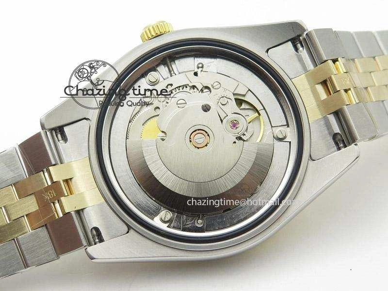 DayDate II 41mm MK Best Edition SS RG Wrapped Sliver Dial Roman Marker On Bracelet A Affordable 4005