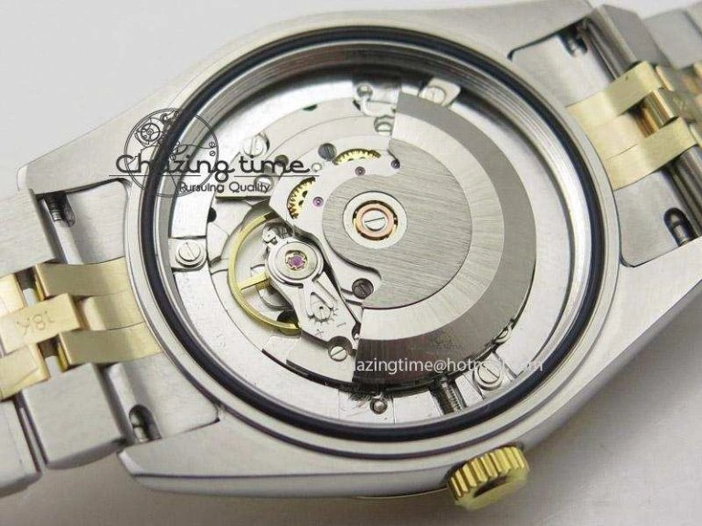 DayDate II 41mm MK Best Edition SS RG Wrapped Sliver Dial Roman Marker On Bracelet A Affordable 4005