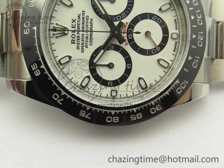 Bright Daytona 116500 ARF 1:1 Best Edition 904L SS Case And Bracelet White Dial A4130 Super Clone V 3421