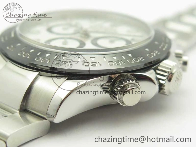 Bright Daytona 116500 ARF 1:1 Best Edition 904L SS Case And Bracelet White Dial A4130 Super Clone V 3421