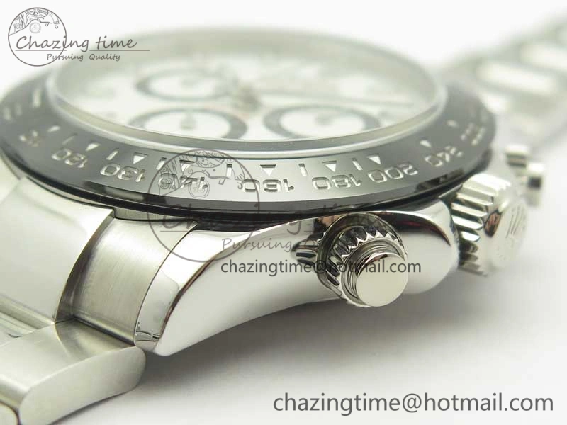 Bright Daytona 116500 ARF 1:1 Best Edition 904L SS Case And Bracelet White Dial A4130 Super Clone V 3421