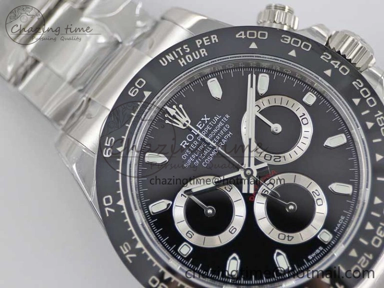 Daytona 116500 BTF 1:1 Best Edition 904L SS Case and Bracelet Black Dial SA SmartChoice 2447