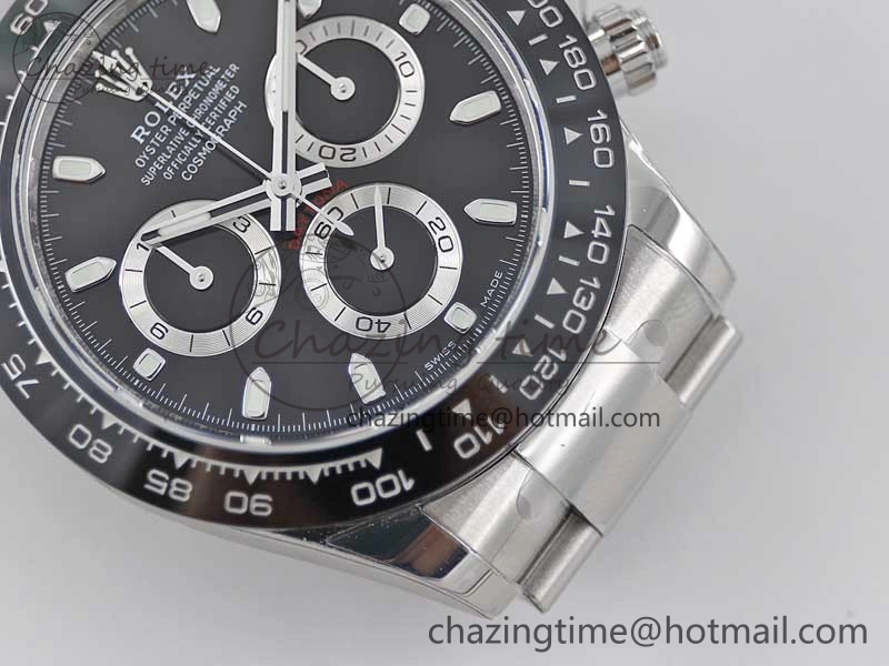 Daytona 116500 BTF 1:1 Best Edition 904L SS Case and Bracelet Black Dial SA SmartChoice 2447