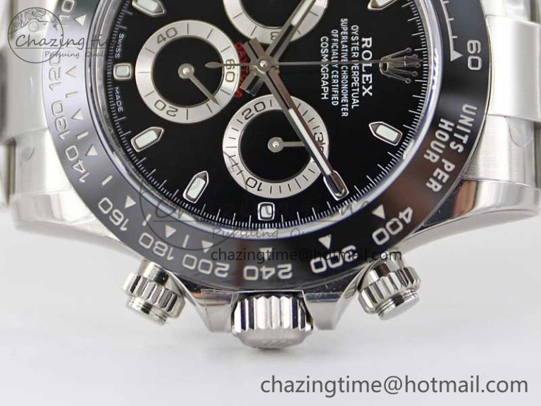 Daytona 116500 BTF 1:1 Best Edition 904L SS Case and Bracelet Black Dial SA SmartChoice 2447