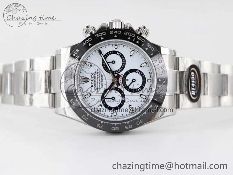 Daytona 116500 BTF 1:1 Best Edition 904L SS Case and Bracelet White Dial SA Unisex 2448