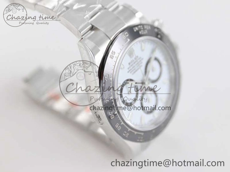 Daytona 116500 BTF 1:1 Best Edition 904L SS Case and Bracelet White Dial SA Unisex 2448
