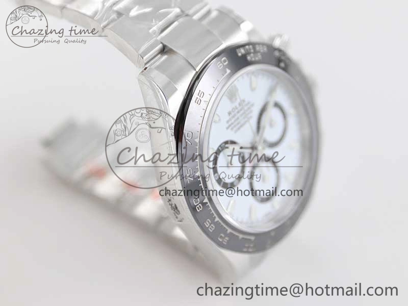 Daytona 116500 BTF 1:1 Best Edition 904L SS Case and Bracelet White Dial SA Unisex 2448