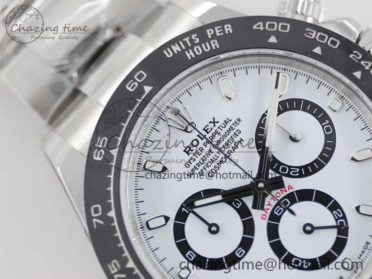 Daytona 116500 BTF 1:1 Best Edition 904L SS Case and Bracelet White Dial SA Unisex 2448