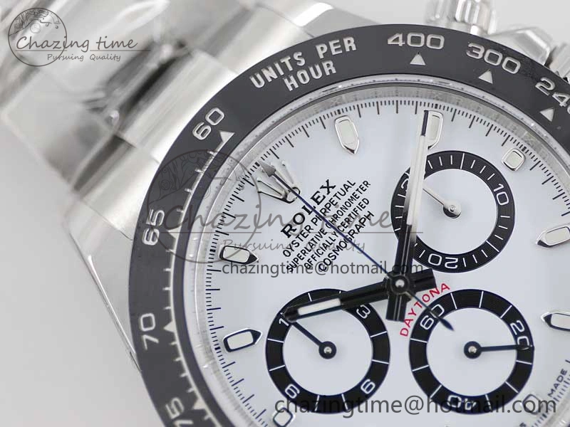 Daytona 116500 BTF 1:1 Best Edition 904L SS Case and Bracelet White Dial SA Unisex 2448