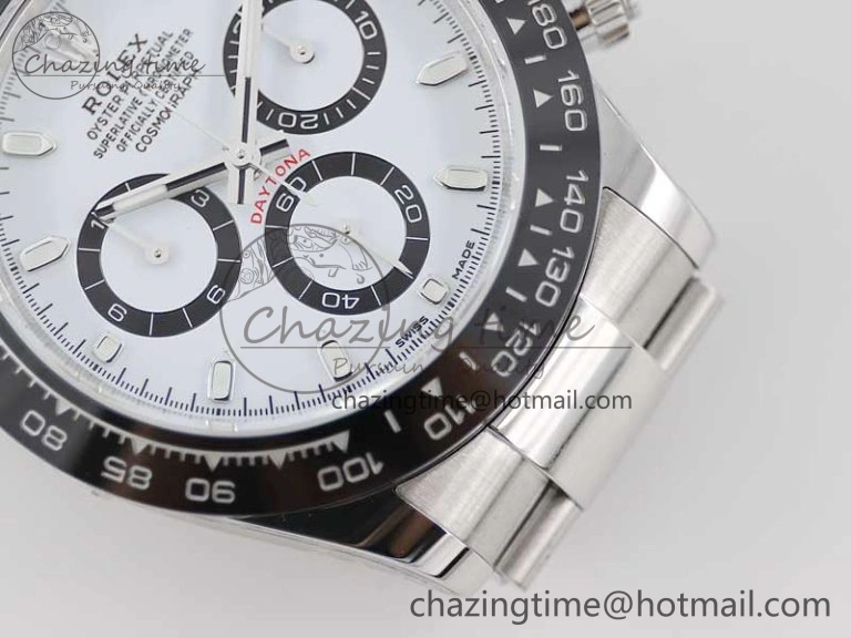 Daytona 116500 BTF 1:1 Best Edition 904L SS Case and Bracelet White Dial SA Unisex 2448