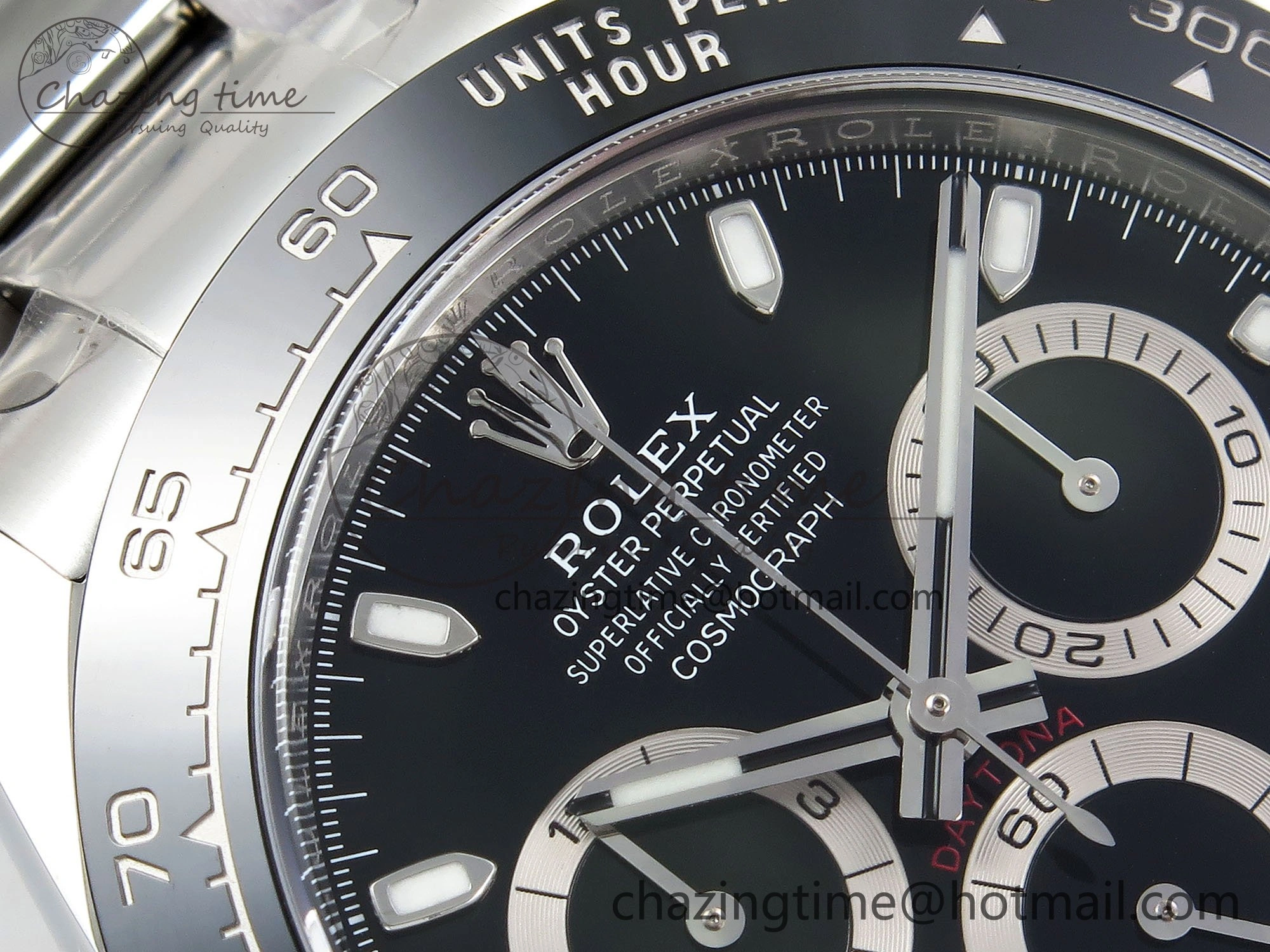 Daytona 116500 Clean 1:1 Best Edition 904L SS Case and Bracelet Black Dial SA4130 V NewStyle 1552