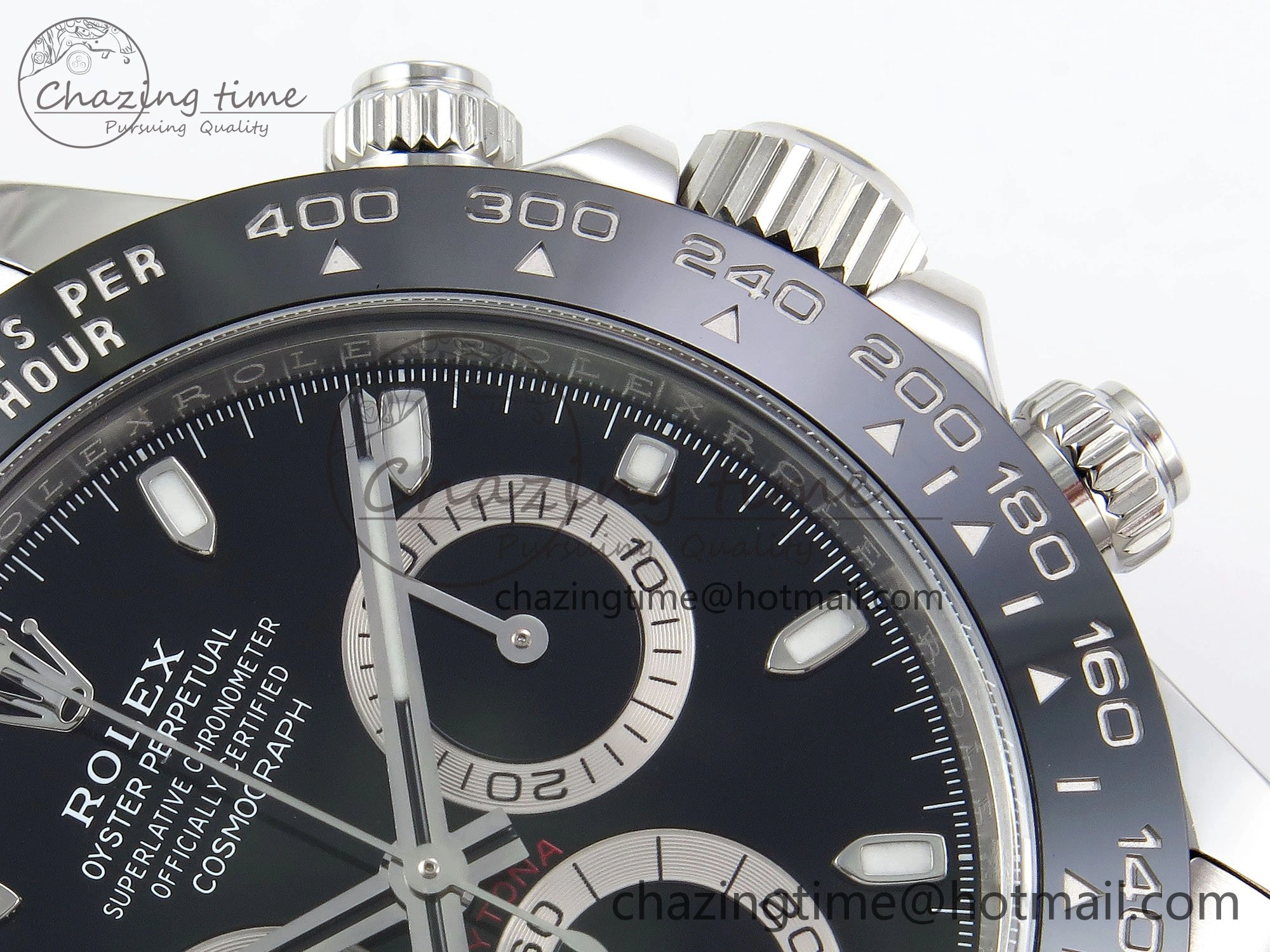 Daytona 116500 Clean 1:1 Best Edition 904L SS Case and Bracelet Black Dial SA4130 V NewStyle 1552