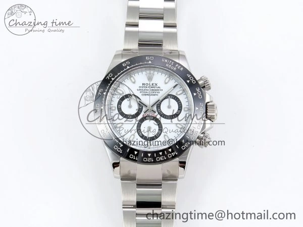 Efficient Daytona 116500 Clean 1:1 Best Edition 904L SS Case and Bracelet White Dial SA4130 V 1551