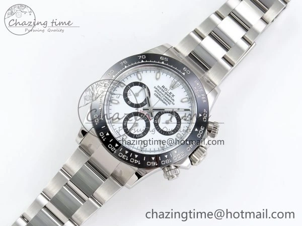 Efficient Daytona 116500 Clean 1:1 Best Edition 904L SS Case and Bracelet White Dial SA4130 V 1551