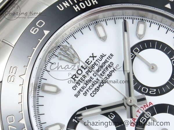 Efficient Daytona 116500 Clean 1:1 Best Edition 904L SS Case and Bracelet White Dial SA4130 V 1551