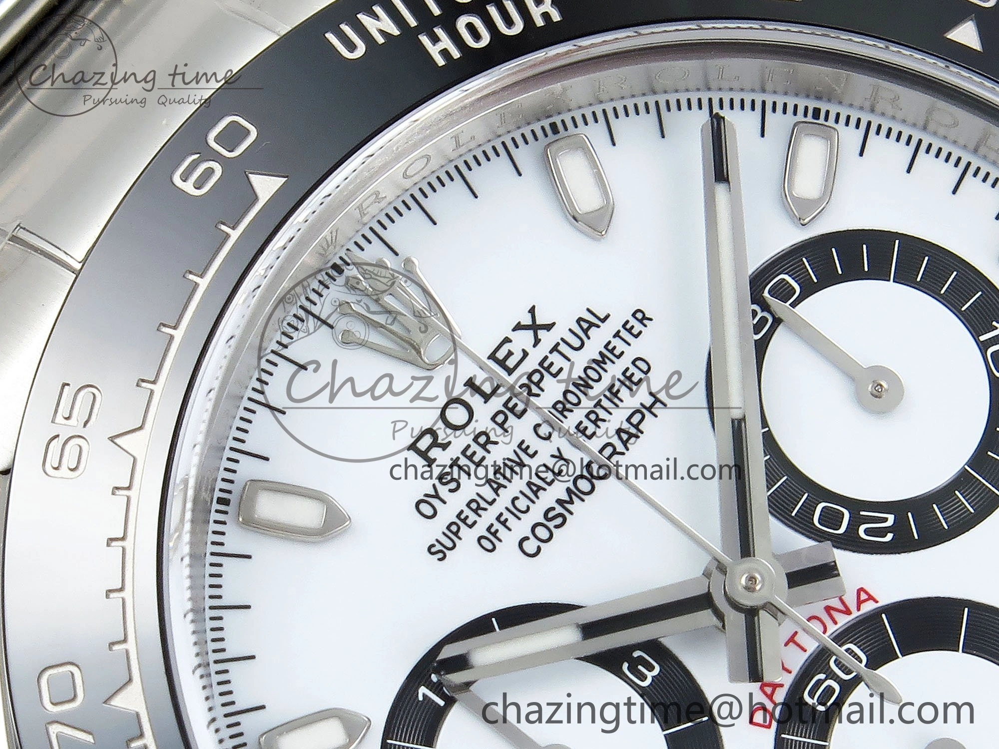 Efficient Daytona 116500 Clean 1:1 Best Edition 904L SS Case and Bracelet White Dial SA4130 V 1551