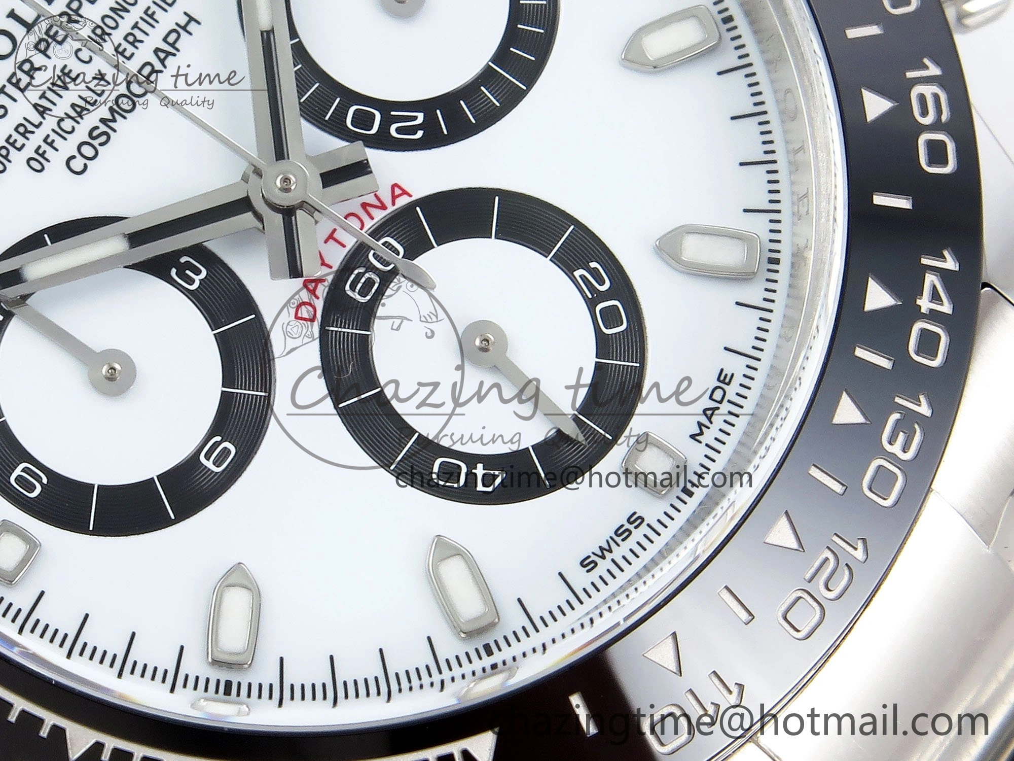 Efficient Daytona 116500 Clean 1:1 Best Edition 904L SS Case and Bracelet White Dial SA4130 V 1551