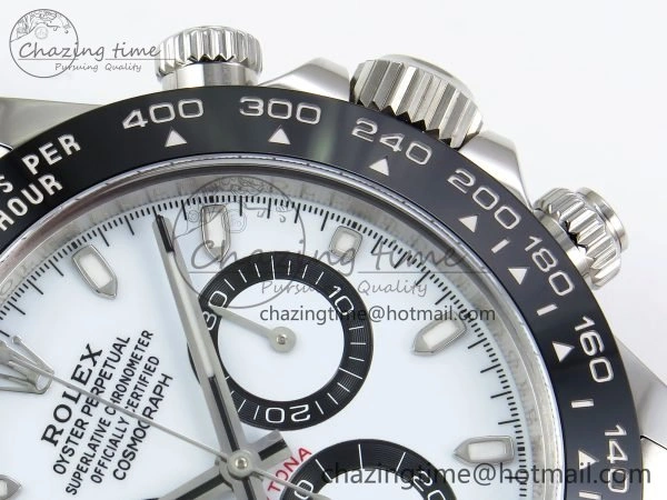 Efficient Daytona 116500 Clean 1:1 Best Edition 904L SS Case and Bracelet White Dial SA4130 V 1551