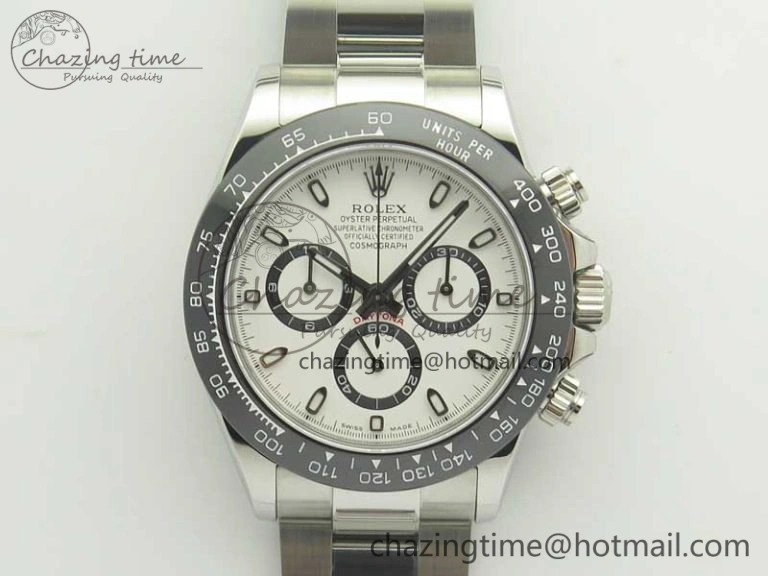 Daytona 116500 GMF Best Edition 904L SS Case and Bracelet White Dial A Original 3364