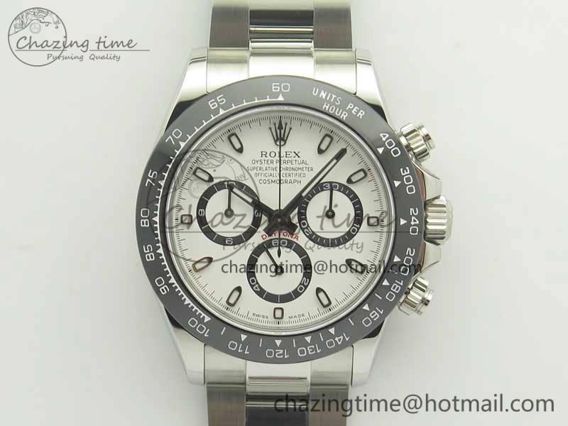 Daytona 116500 GMF Best Edition 904L SS Case and Bracelet White Dial A Original 3364