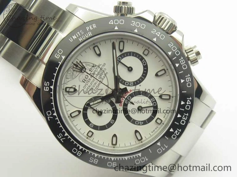 Daytona 116500 GMF Best Edition 904L SS Case and Bracelet White Dial A Original 3364