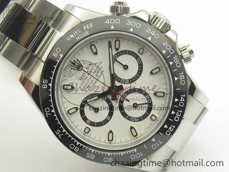 Daytona 116500 GMF Best Edition 904L SS Case and Bracelet White Dial A Original 3364