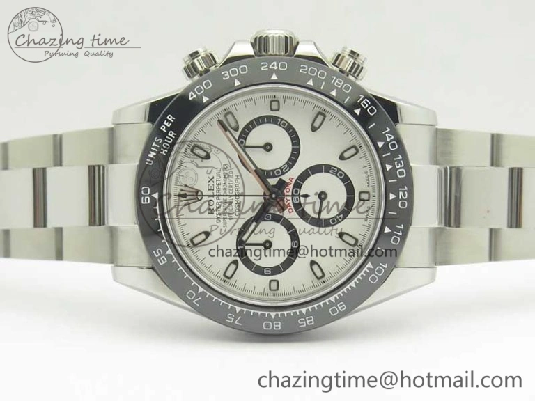 Daytona 116500 GMF Best Edition 904L SS Case and Bracelet White Dial A Original 3364