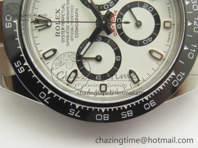 Daytona 116500 GMF Best Edition 904L SS Case and Bracelet White Dial A Original 3364