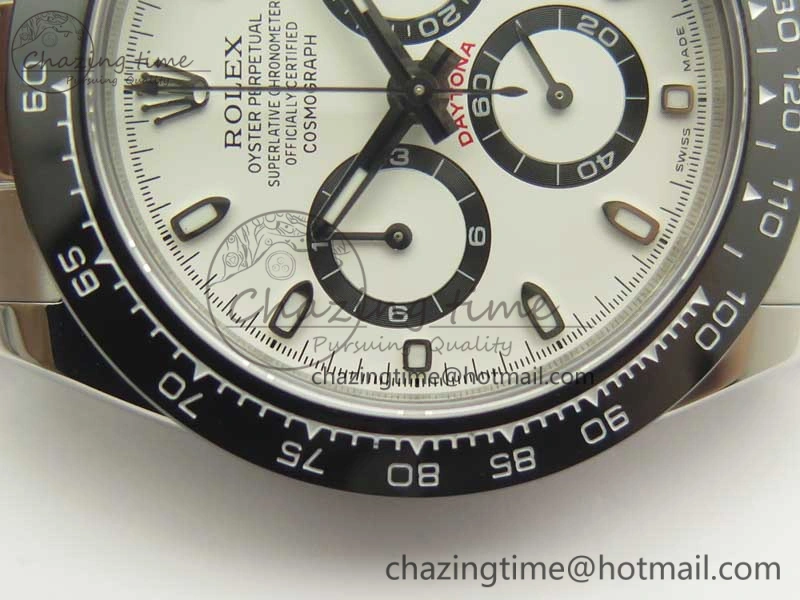 Daytona 116500 GMF Best Edition 904L SS Case and Bracelet White Dial A Original 3364