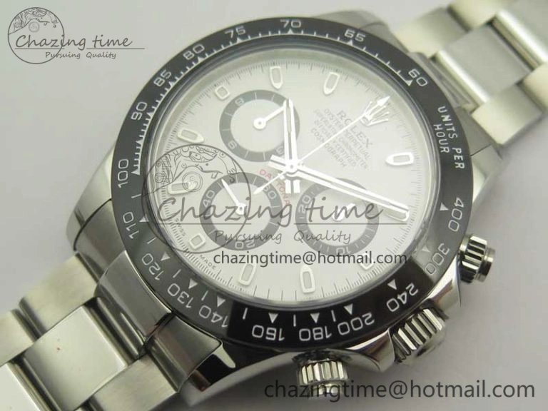 Daytona 116500 GMF Best Edition 904L SS Case and Bracelet White Dial A Original 3364